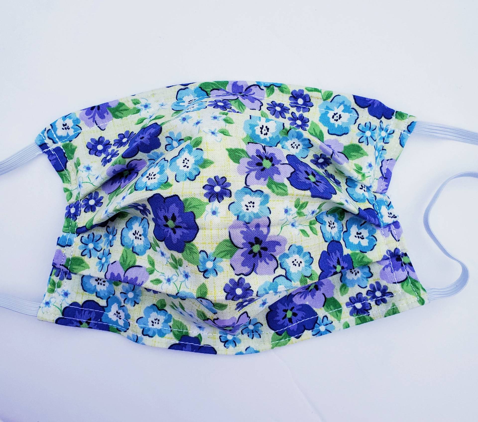 Lila Stiefmütterchen Wiederverwendbare Gesichtsmaske Mit Nasen-Klemmdraht Und Filterfach von Etsy - LochNessLocker