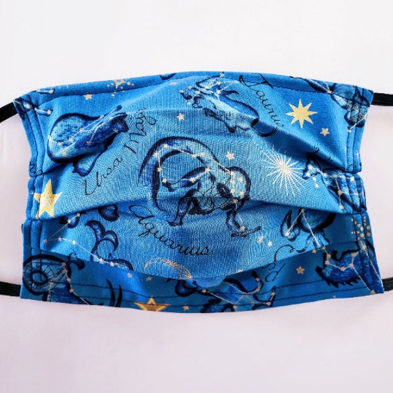 Metallic Constellation Wiederverwendbare Maske von Etsy - LochNessLocker