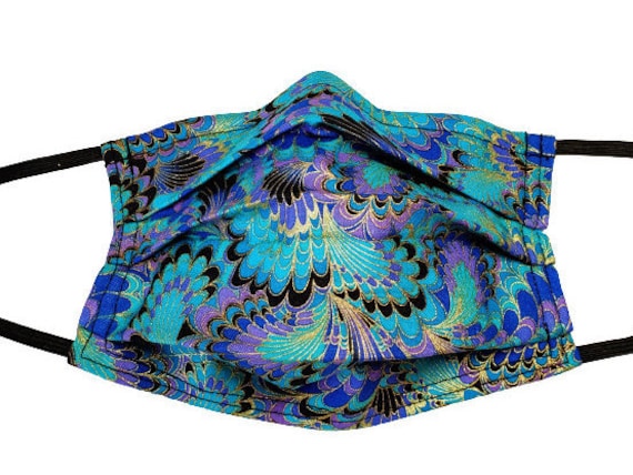 Metallic Federn Wiederverwendbare Verstellbare Gesichtsmaske Mit Nase Pinch Wire Und Filter Tasche von Etsy - LochNessLocker