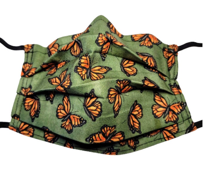Monarch Forest Gesichtsmaske Verstellbare Mit Nasenklemme-Draht Und Filterfach Monarch Forest Gesichtsmaske Verstellbare Mit Nasenklemme-Draht Und Filterfach von Etsy - LochNessLocker