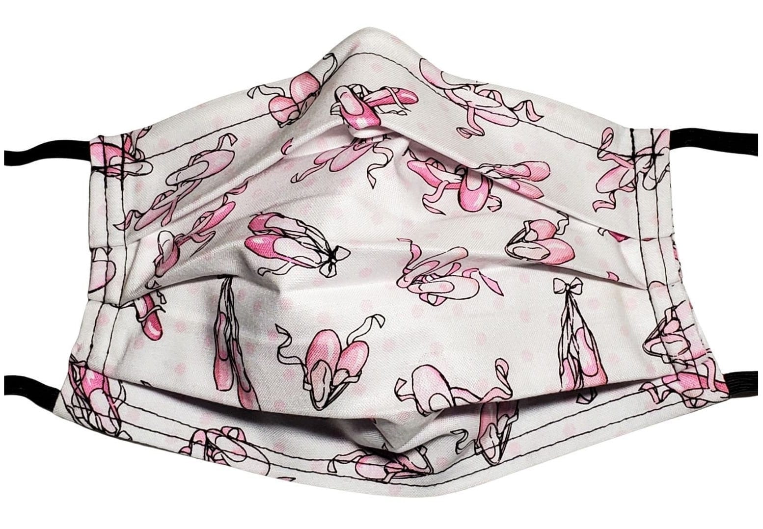 Pink Ballerina Mask Wiederverwendbare Verstellbare Gesichtsmaske Mit Nasenklemmen Draht Und Filterfach 2 Lagig 100% Baumwolle von Etsy - LochNessLocker