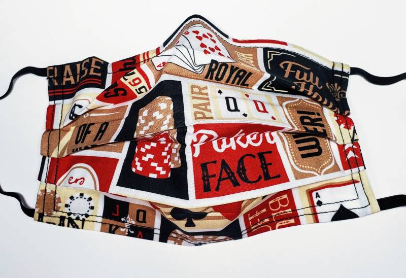 Reserviert Für Mary Poker Tables Wiederverwendbare Verstellbare Gesichtsmaske Mit Filterfach Und Nasenklemme-Draht von Etsy - LochNessLocker