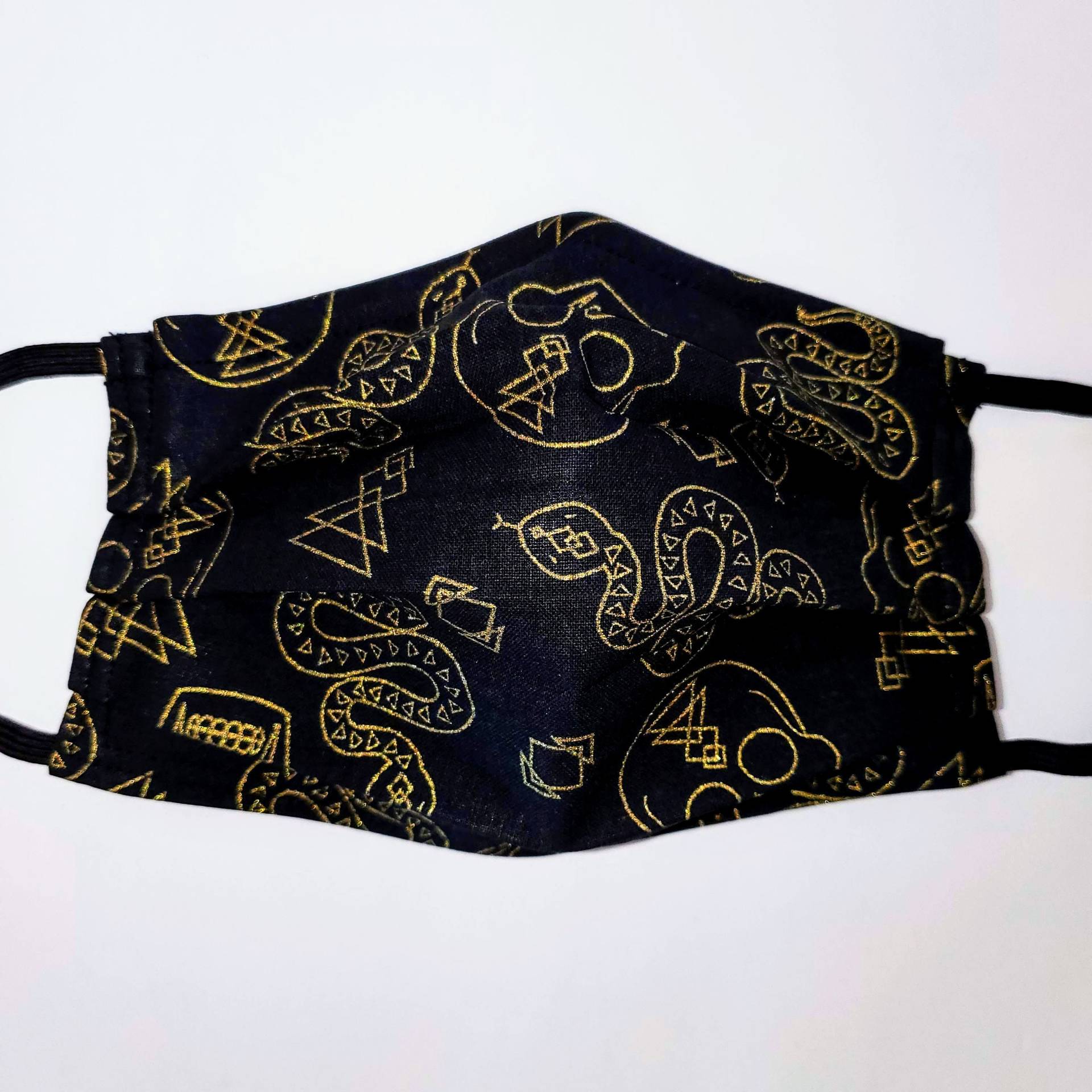 Schädel Und Schlangen Wiederverwendbare Maske von Etsy - LochNessLocker