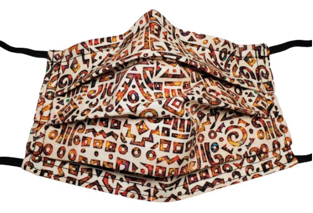 Southwestern Abstract Mask Wiederverwendbare Gesichtsmaske Mit Nasenklemmendraht Und Filterfach von Etsy - LochNessLocker