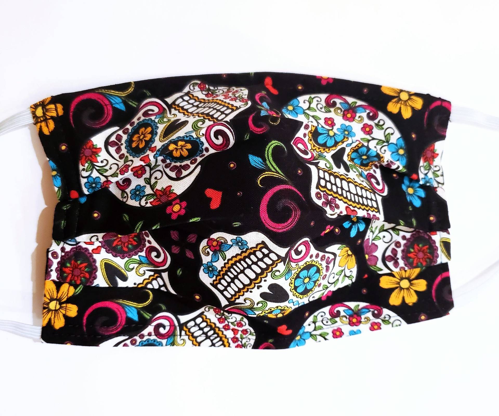 Sugar Skulls Wiederverwendbare Gesichtsmaske von Etsy - LochNessLocker