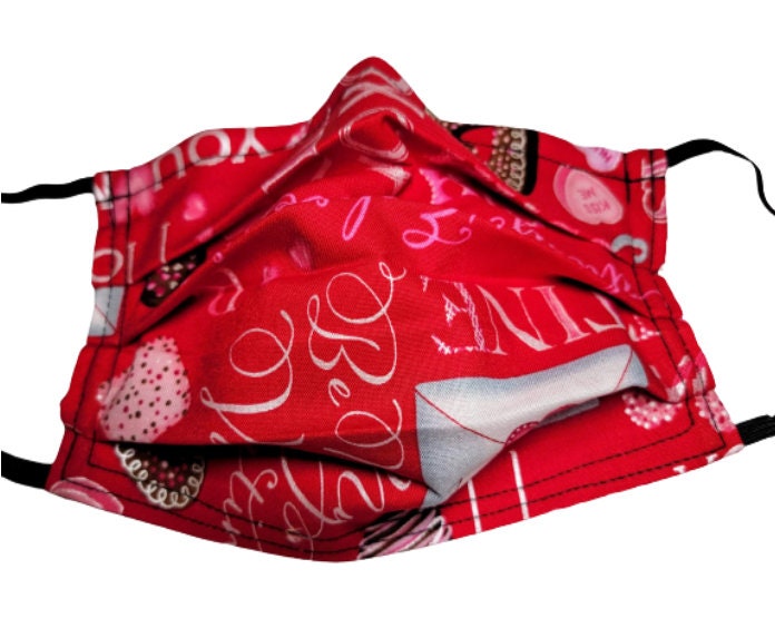 Valentinstags-Postmaske Valentinsmaske Wiederverstellbare Gesichtsmaske Mit Nasennadel Draht Und Filterfach Valentinstags-Postmaske Valentinsmaske Wiederverstellbare Gesichtsmaske Mit Nasennadel Draht Und Filterfach von Etsy - LochNessLocker