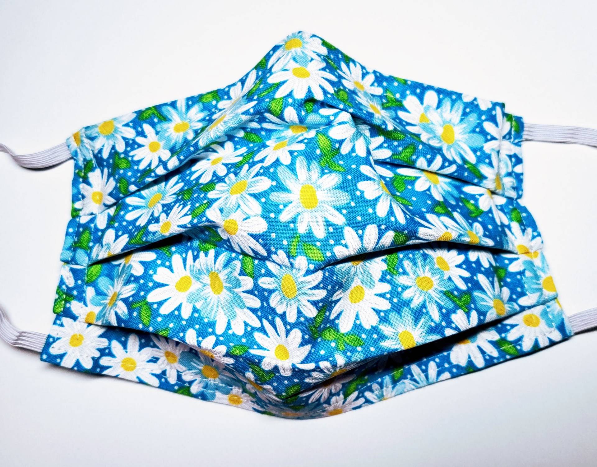Weiße Gänseblümchen Wiederverwendbare Maske von Etsy - LochNessLocker