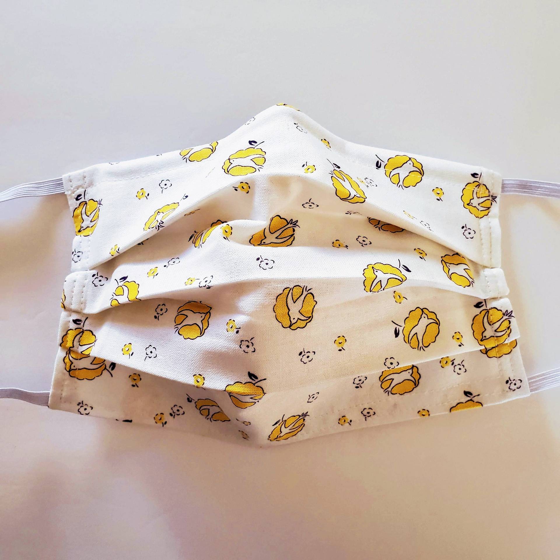 Weiße Tauben Wiederverwendbare Verstellbare Gesichtsmaske Mit Filterfach Und Draht Für Die Nasenklemme von Etsy - LochNessLocker
