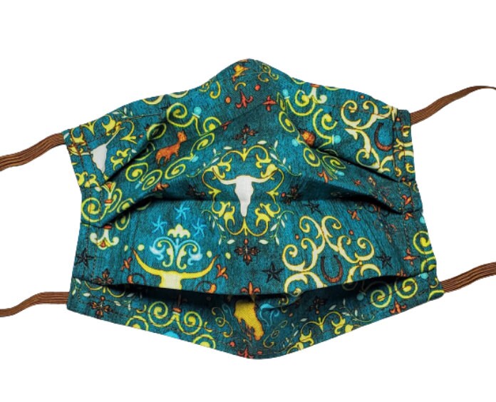 Western Ranch Wiederverwendbare Gesichtsmaske Mit Nasenklemmen-Draht Und Filterfach von Etsy - LochNessLocker