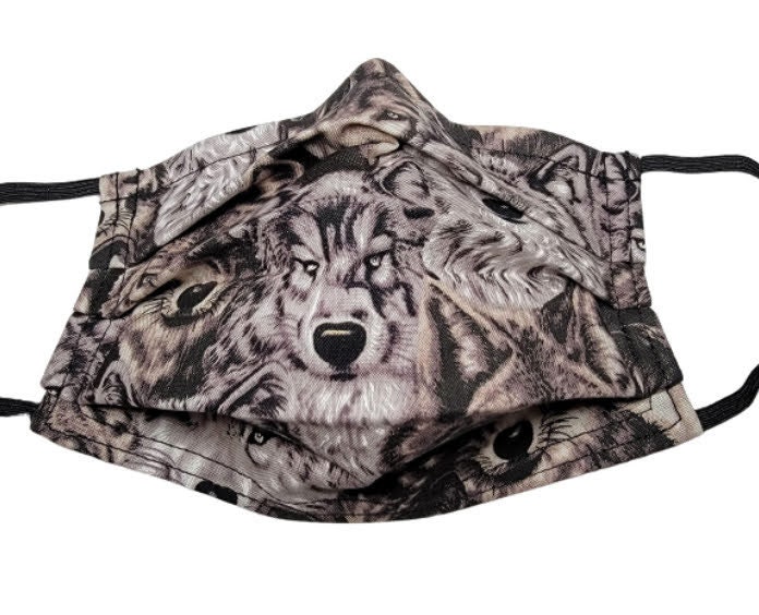 Wolf Pack Western Wiederverwendbare Gesichtsmaske Mit Nasenklemmen-Draht Und Filterfach Wolf Pack Western Wiederverwendbare Gesichtsmaske Mit Nasenklemmen-Draht Und Filterfach von Etsy - LochNessLocker