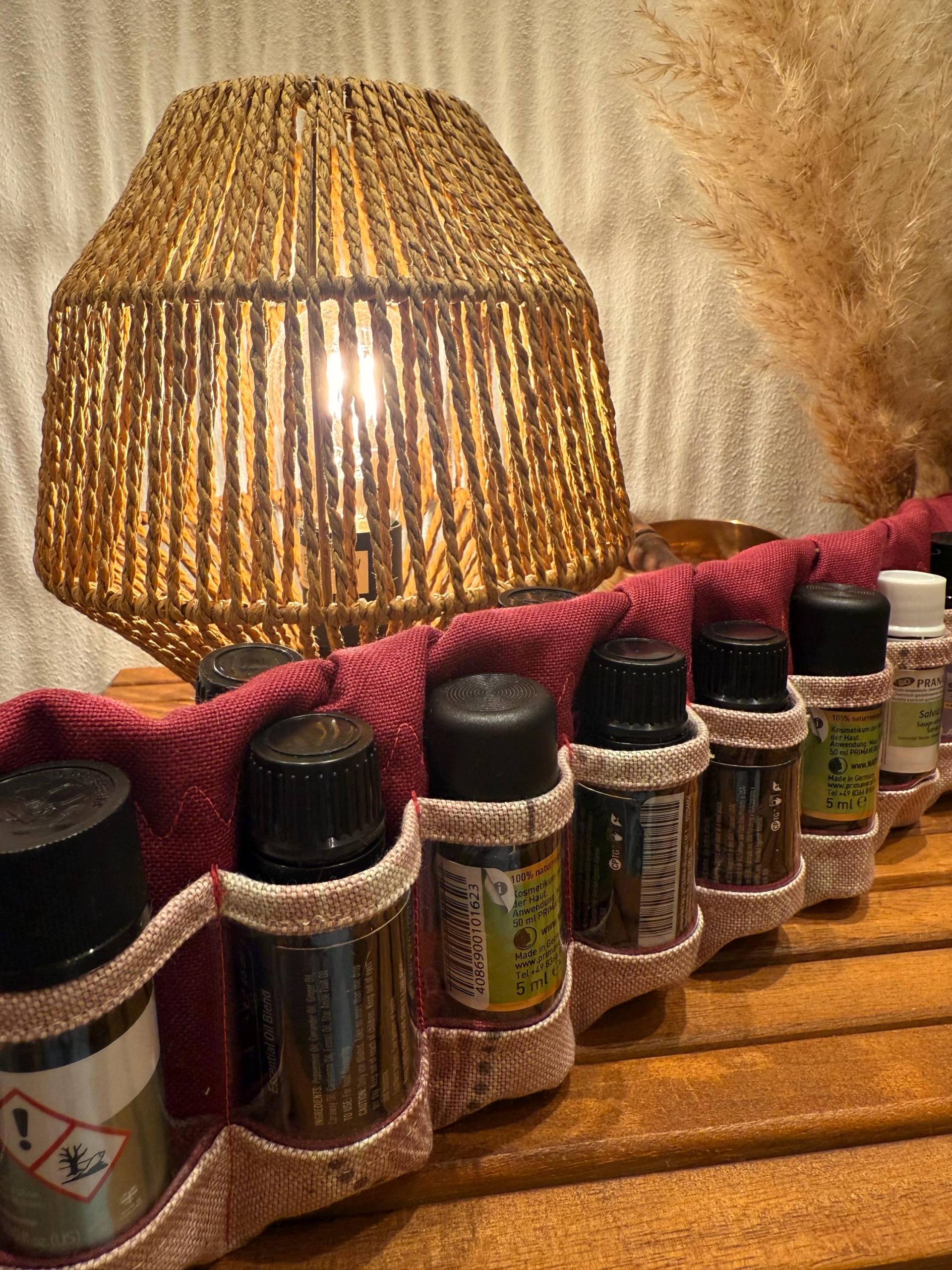 storage For 14 Oder 20 Bottles - Essential Oils, Globuli Bottles, Roll-Up Bag Transparent Pockets & Snap Button Special Edition storage For 14 Oder 20 Bottles - Essential Oils, Globuli Bottles, Roll-Up Bag Transparent Pockets & Snap Button Special Edition von Etsy - Loewelino