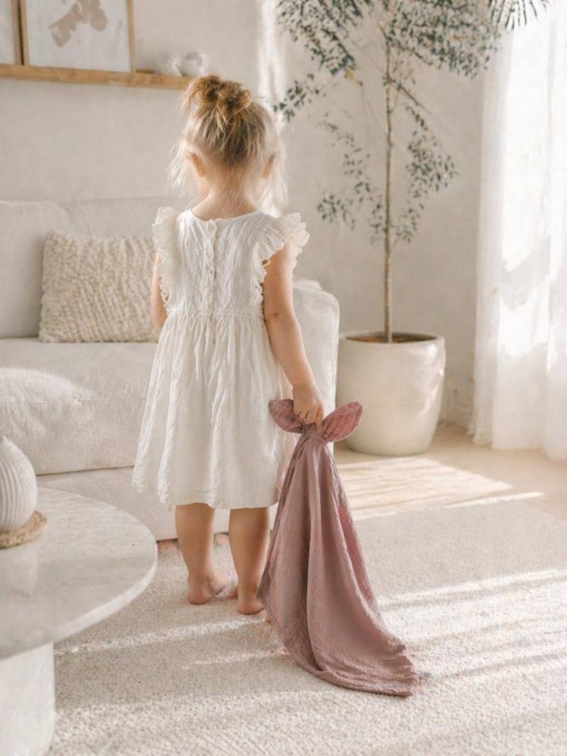 Baby Schnuffeltuch Xl 65X65 | Schmusetuch Kuscheltuch Musselin & Waffelpique Geschenk Zur Geburt Handmade von Etsy - LolidaShop