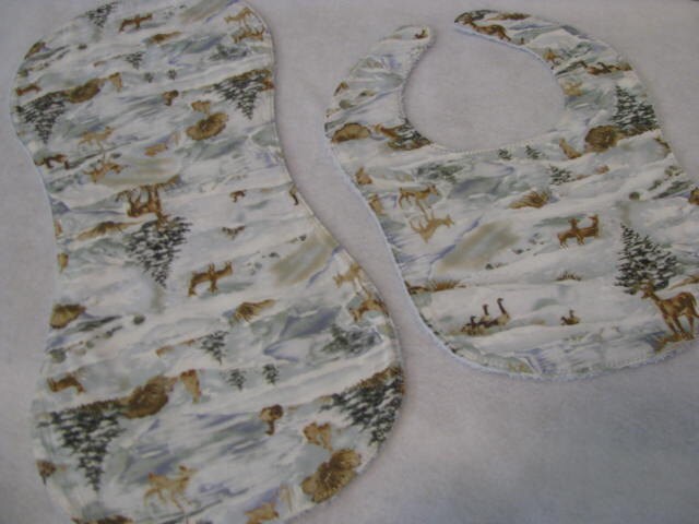 Winter Wild Life Baby Burp Tücher Und Lätzchen 100 % Baumwolle W/Terry Tuch Unterlage | Set Von Zwei Winter Wild Life Baby Burp Tücher Und Lätzchen 100 % Baumwolle W/Terry Tuch Unterlage | Set Von Zwei von Etsy - LoralechDesigns