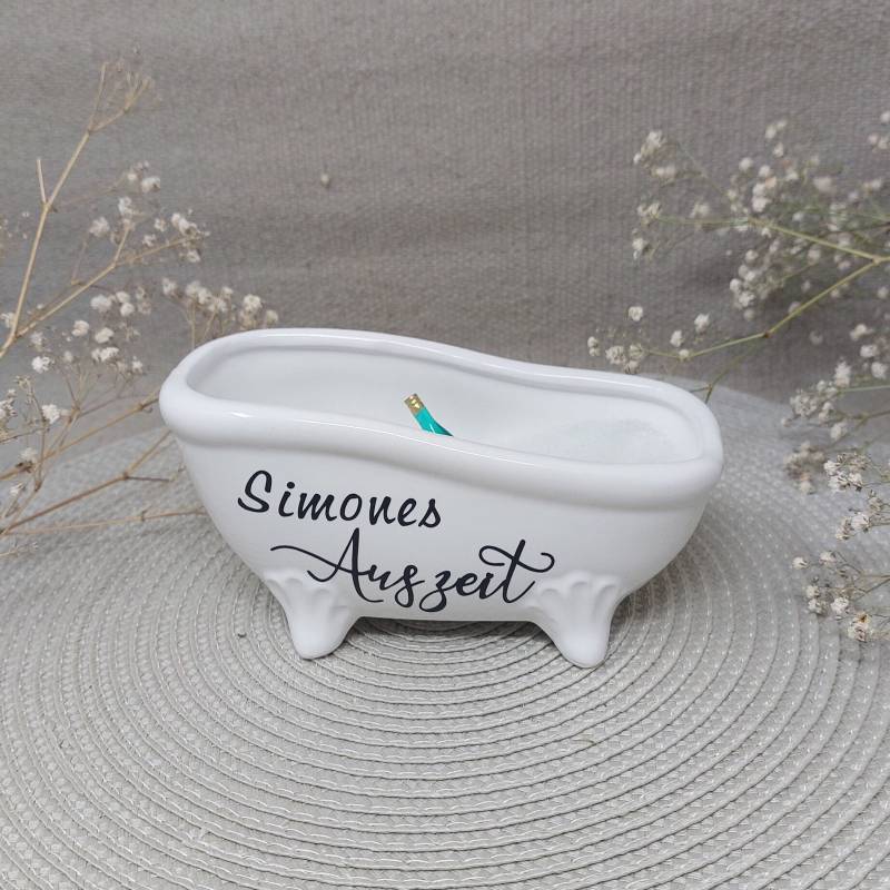 Wellness Geschenk, Geschenkverpackung Wellness, Wellnessgutschein, Personalisiert, Badewanne Geschenke, Kleine Auszeit Geschenk von Etsy - Loreliya