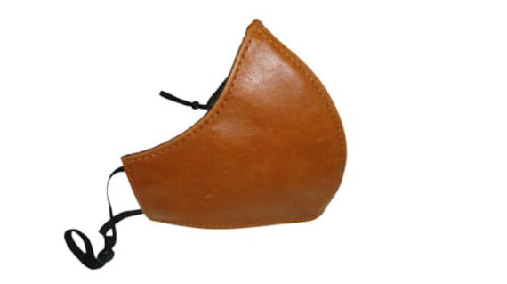 Gesichtsmaske Leder Einstellbar Schutz Mode Gesichtsbedeckung Erwachsene Unisex 3 Verkauft von Etsy - LotsofLeatherGifts