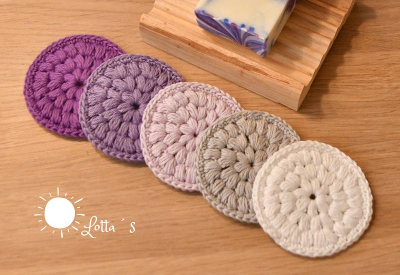 Set Aus 5 Stk. Abschminkpads Kosmetikpads Wattepads Voluminös Weich Zerowaste Wiederverwendbar Makeuppads Nachhaltig Biocotton Pflege Face von Etsy - LottasLaden