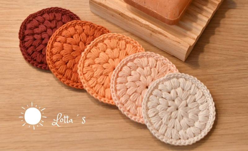 Set Aus 5 Stk. Abschminkpads Kosmetikpads Wattepads Voluminös Weich Zerowaste Wiederverwendbar Makeuppads Nachhaltig Biocotton Pflege Face von Etsy - LottasLaden