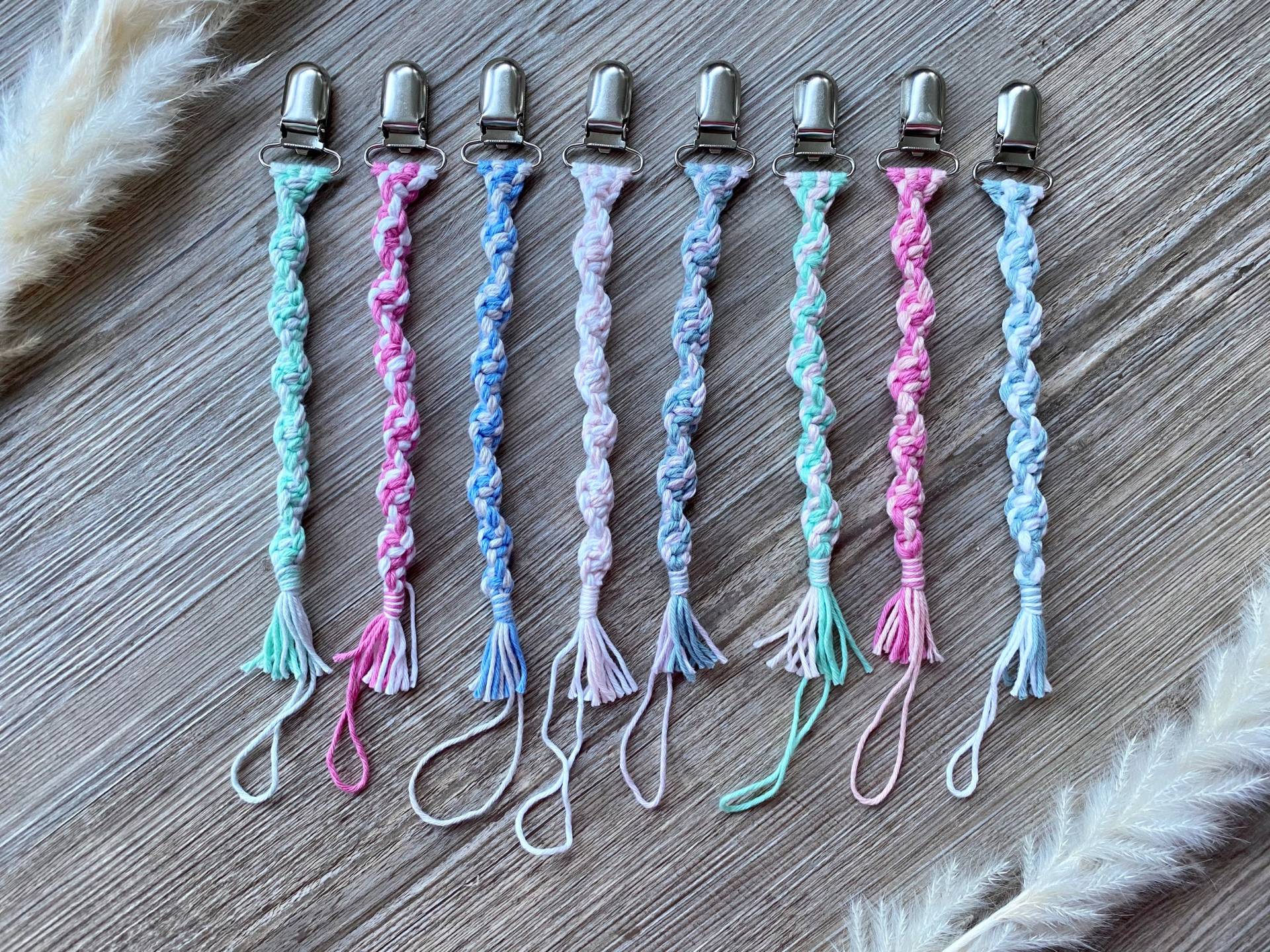 Baby Schnullerkette Twist Zweifarbig Makramee Boho Bohostyle Babygeschenk Geschenk Geburt Geburtsgeschenk Baby Schnullerkette Twist Zweifarbig Makramee Boho Bohostyle Babygeschenk Geschenk Geburt Geburtsgeschenk von Etsy - LoucraftKnotenliebe