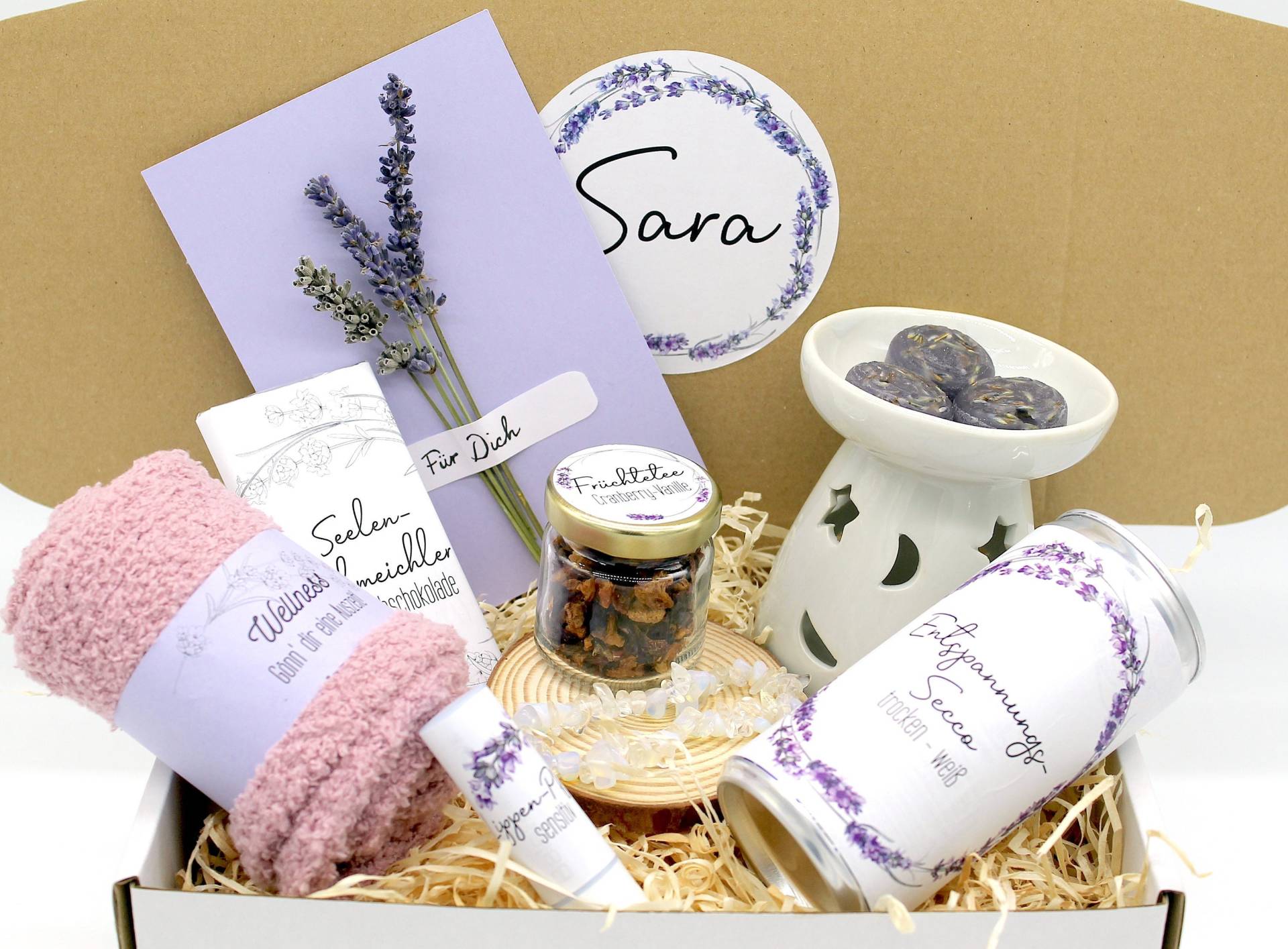 Personalisierte Geschenkbox Für Frauen Handgemachte Duft Melts Lavendel Opalithe Armband Duftlampe Geschenk Freundin Wellness Box Personalisierte Geschenkbox Für Frauen Handgemachte Duft Melts Lavendel Opalithe Armband Duftlampe Geschenk Freundin Wellness Box von Etsy - LoveAndCraftsShop
