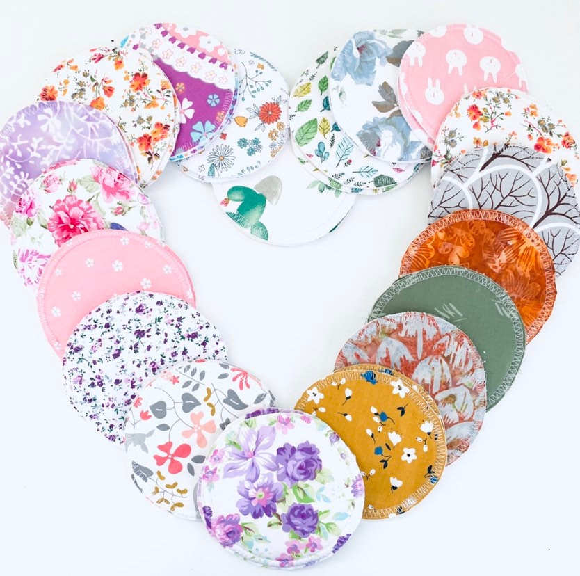 Wiederverwendbare Stilleinlagen | Bambus Umweltfreundliche Wasserfeste Schicht 1Er, 3Er, 6Er, 9Er Oder 12Er Sets von Etsy - LoveAprilAndMay