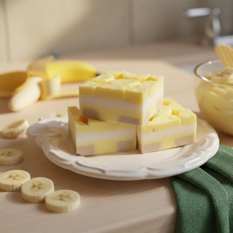 Bananen Pudding Seife Bar Neuheit Dessert Gastgeberin Geschenk Bananen Pudding Seife Bar Neuheit Dessert Gastgeberin Geschenk von Etsy - LoveLeeSoaps