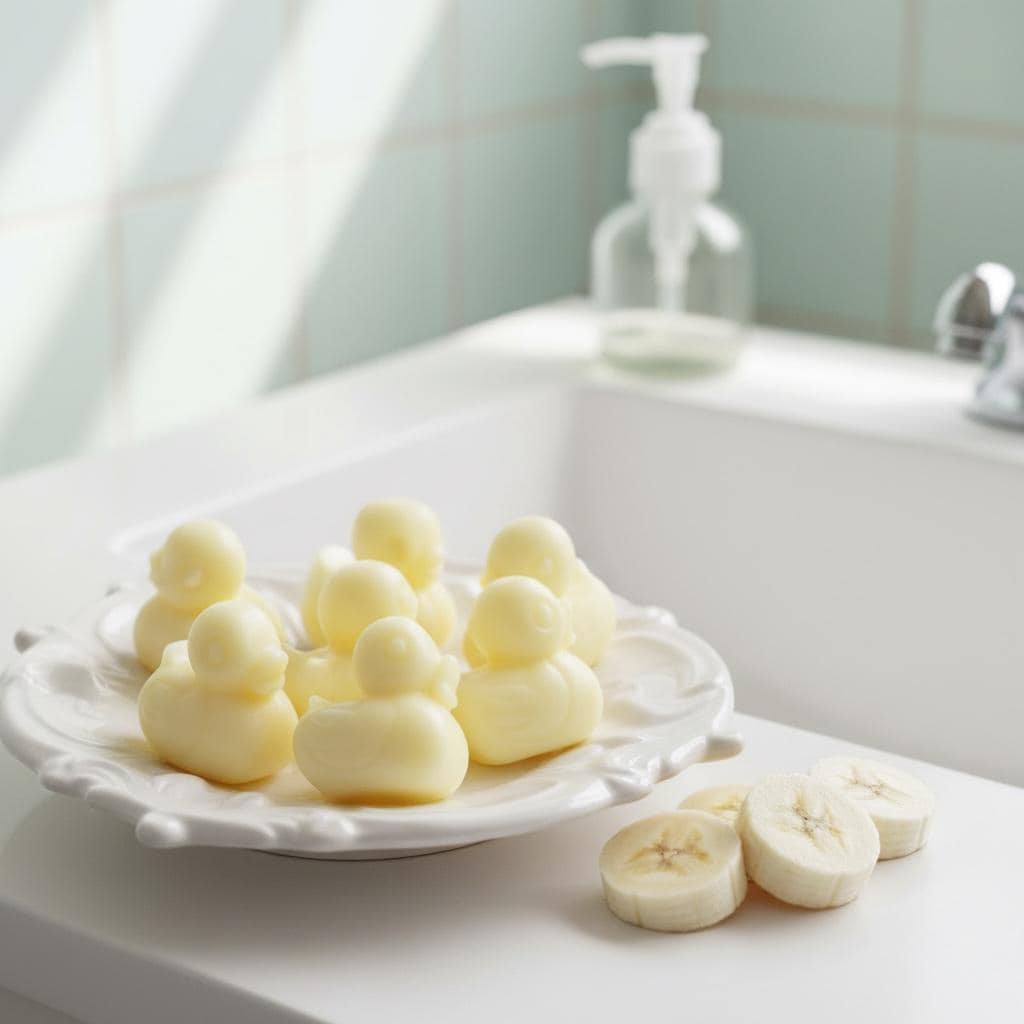 Gummienten-Miniseifen Bananenduftende, Feuchtigkeitsspendende Badegeschenke, Babypartybevorzugungen Gummienten-Miniseifen Bananenduftende, Feuchtigkeitsspendende Badegeschenke, Babypartybevorzugungen von Etsy - LoveLeeSoaps