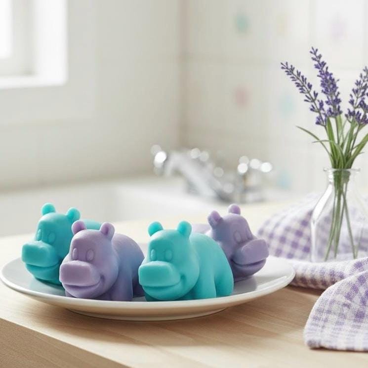 Hippo Seifen-Set Lavendelduftend, Handgemachte Gastgeschenke Hippo Seifen-Set Lavendelduftend, Handgemachte Gastgeschenke von Etsy - LoveLeeSoaps