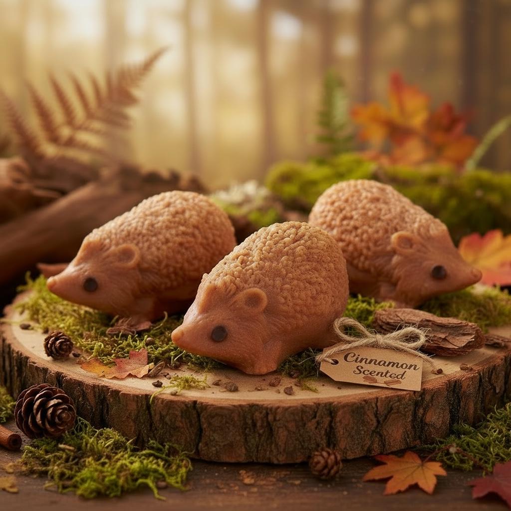 Igel Seife Peeling Seife Mit Zimtduft Igel Seife Peeling Seife Mit Zimtduft von Etsy - LoveLeeSoaps