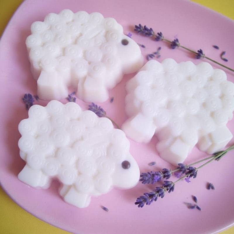 Schafseife Tierseife Mit Lavendelduft, Gastgeschenk Schafseife Tierseife Mit Lavendelduft, Gastgeschenk von Etsy - LoveLeeSoaps
