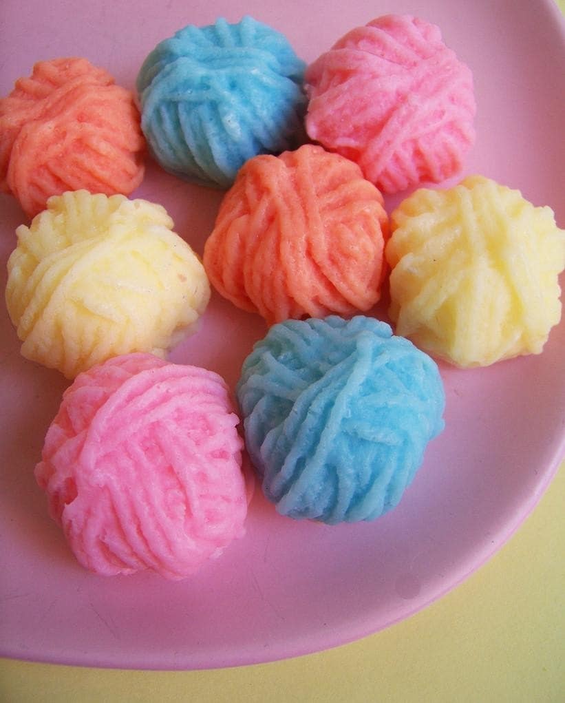 Wollknäuel-Seifen-Set Saubere Duftende Baumwolle, Strickgeschenk von Etsy - LoveLeeSoaps