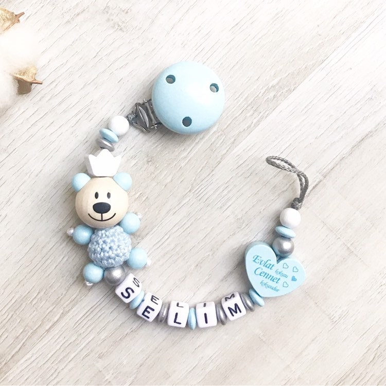 Schnullerkette Mit Name Schnullerkette Mit Name von Etsy - LoveMoonKids