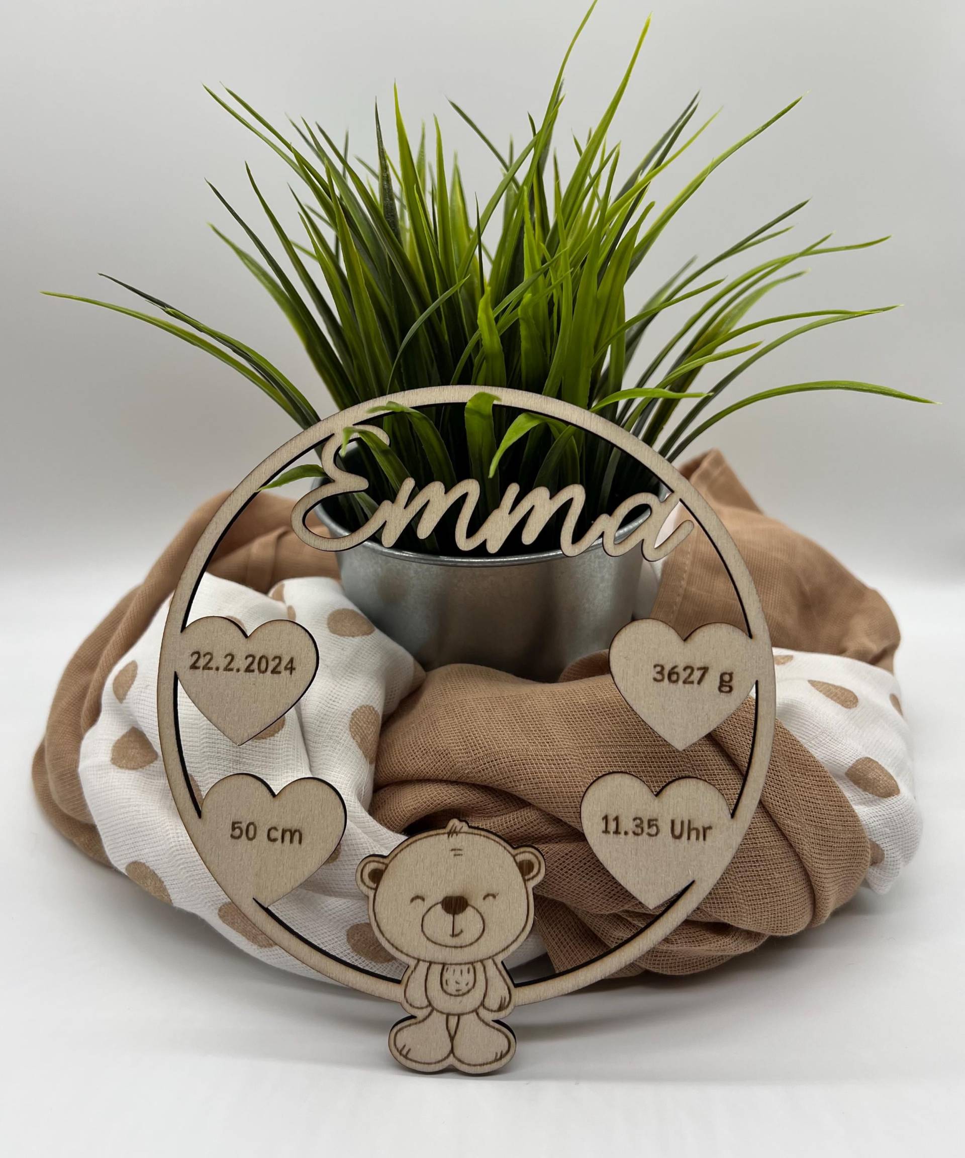 Personalisiertes Geschenk Zur Geburt, Fürs Baby, Aus Holz, Geburtstafel, Individuell , Geschenkedeko von Etsy - LovePresentsShop
