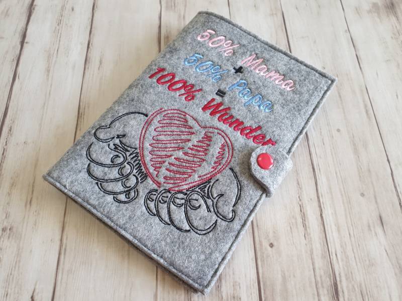 Mutterpasshülle - Filz Mama Papa Wunder Mutterpass Mutterpasshülle - Filz Mama Papa Wunder Mutterpass von Etsy - LovelyLoreleyShop