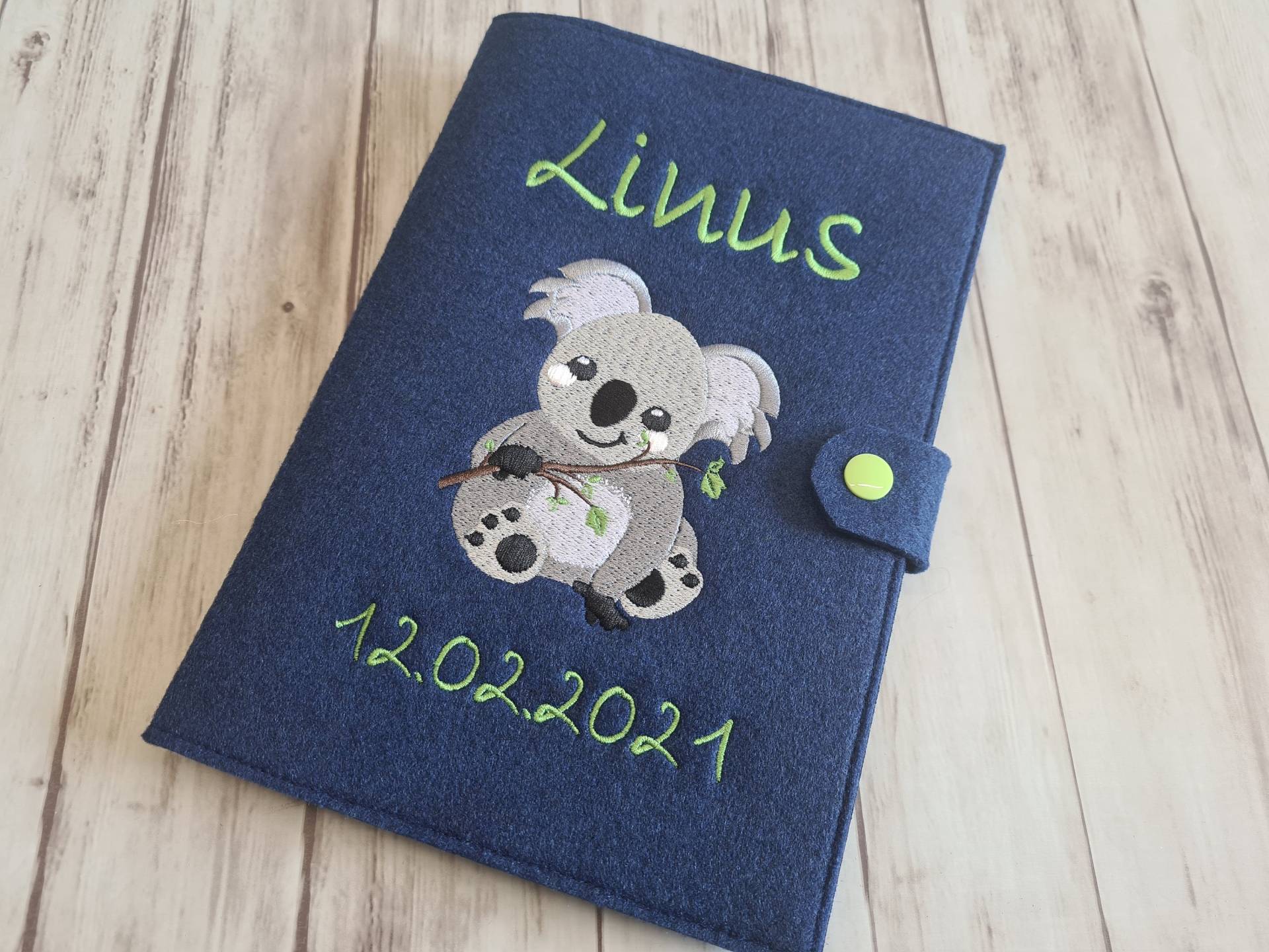 U-Heft Hülle Filz Koala U-Heft Hülle Filz Koala von Etsy - LovelyLoreleyShop