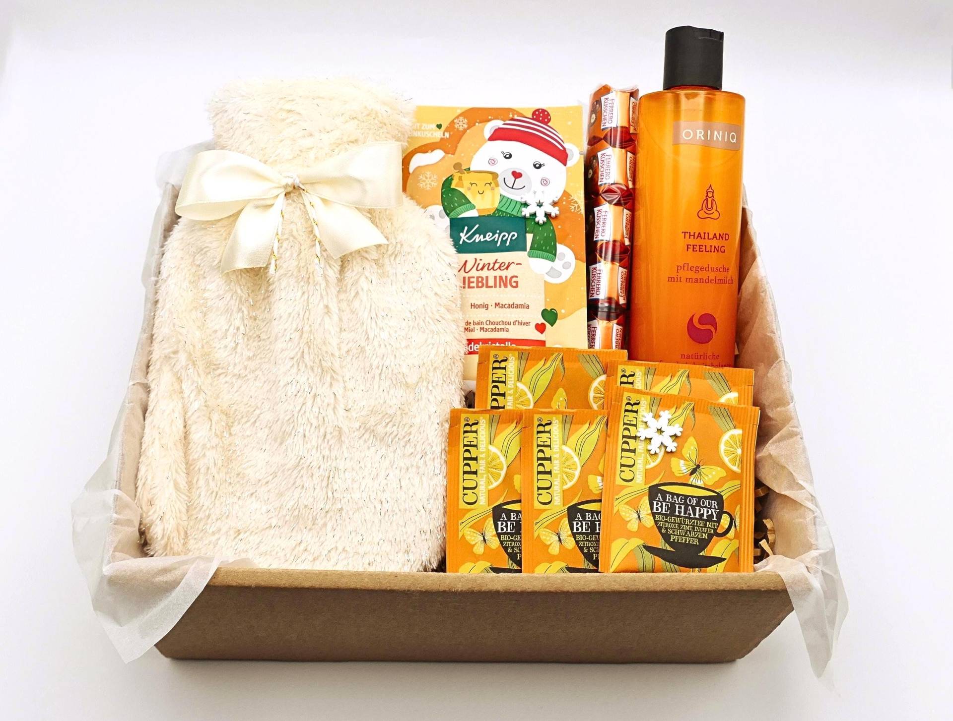 Weihnachten Geschenkbox Für Frauen Wärmflasche | Geschenkset Freundin Geburtstag Oranges Winter Schokoladengeschenk Frau von Etsy - LovelyMomentShop