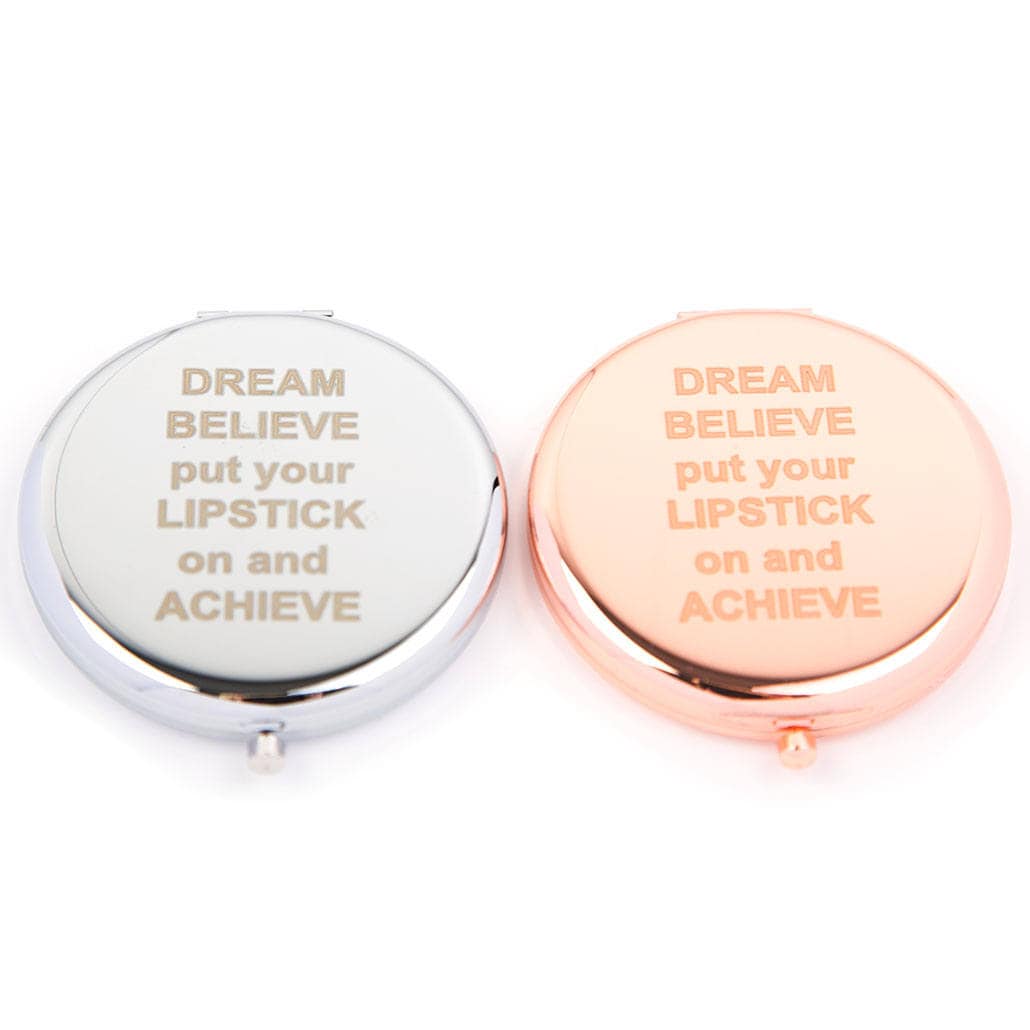 Dream Believe Taschenspiegel, Kosmetikspiegel, Personalisiertes Geschenk von Etsy - Lovethelinks