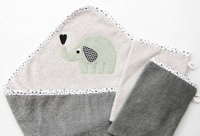 Kapuzenhandtuch 3Er Set Herzifant Mint | Mit Name Baby Geschenk Kapuzenbadetuch Personalisiert Kapuzenhandtuch 3Er Set Herzifant Mint | Mit Name Baby Geschenk Kapuzenbadetuch Personalisiert von Etsy - LuMaluShop