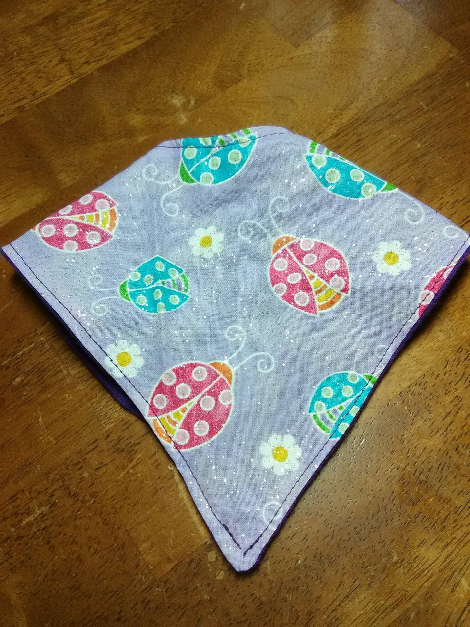 Lila Glitzer Schmetterling Bandanna Lätzel von Etsy - Lucary