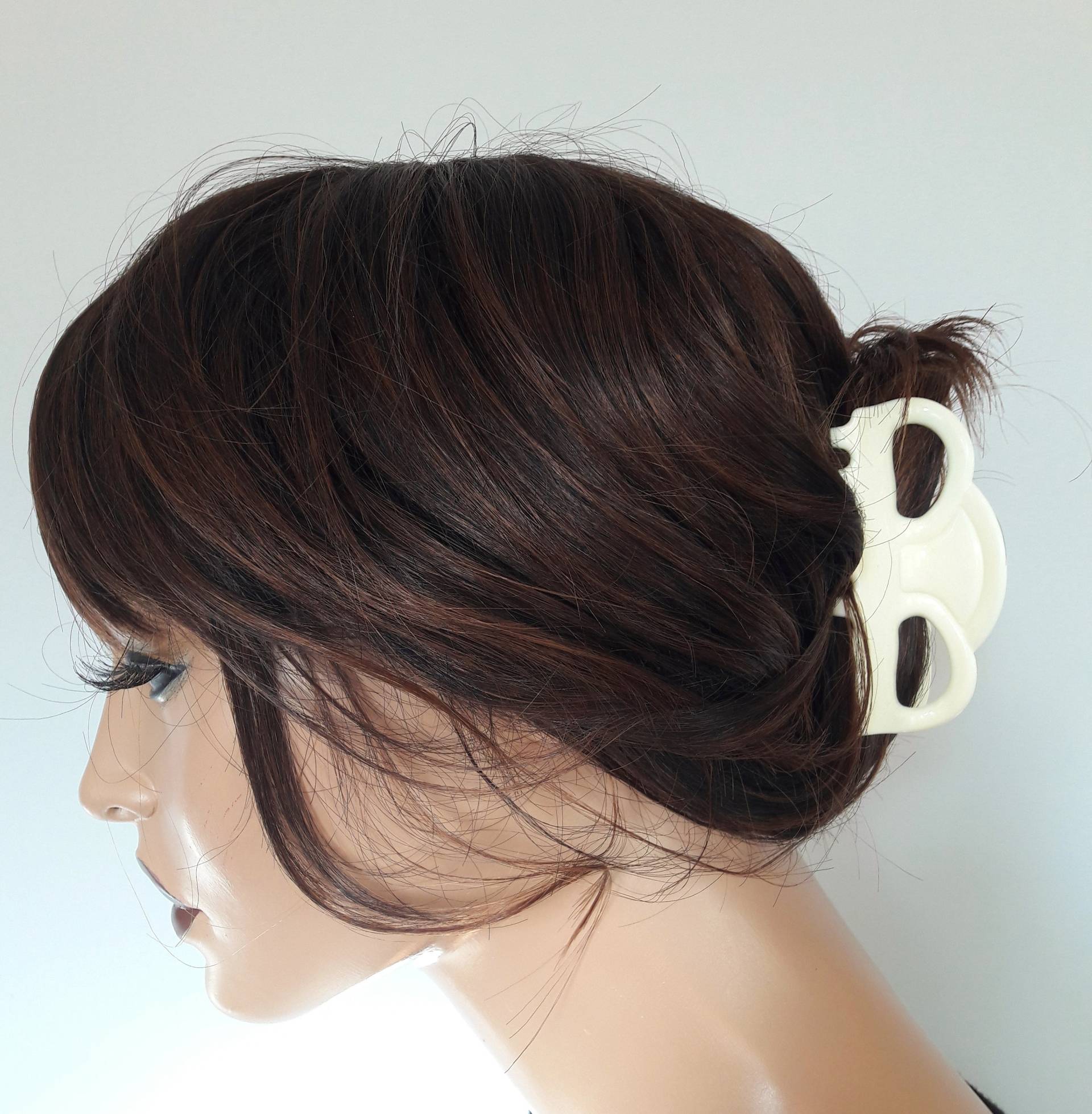 Frauen Perücke Kopfbedeckung Winter Dunkel Braun Schulterlang Lockig 100% Kanekalon Statt Mütze Chemo Haarprobleme Frauen Perücke Kopfbedeckung Winter Dunkel Braun Schulterlang Lockig 100% Kanekalon Statt Mütze Chemo Haarprobleme von Etsy - Ludeline