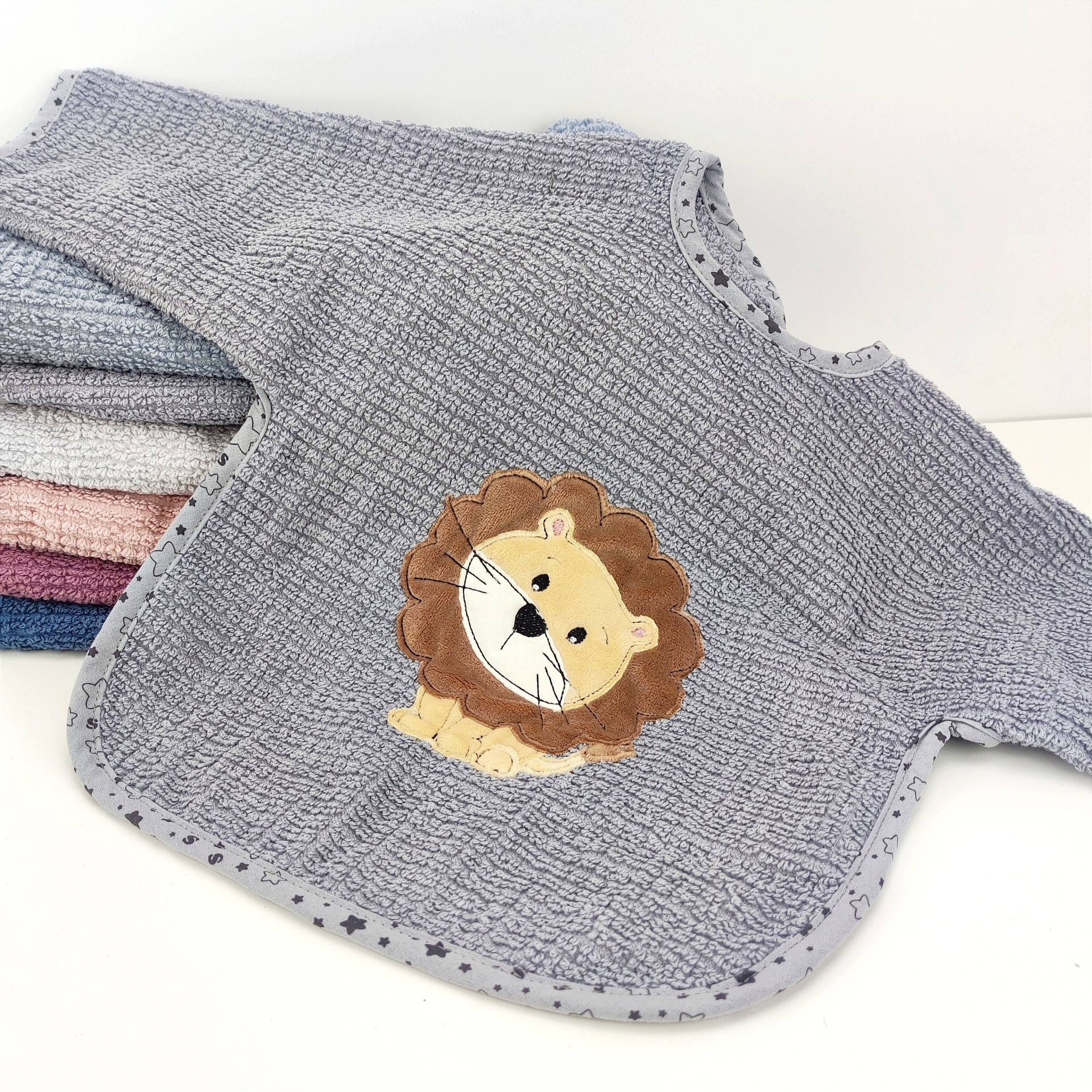 Lätzchen "Löwe'/Ärmellätzchen Frottee Personalisierbar Mit Name Und Niedlichem Motiv Personalisiertes Babylätzchen Ärmeln von Etsy - Luffelong