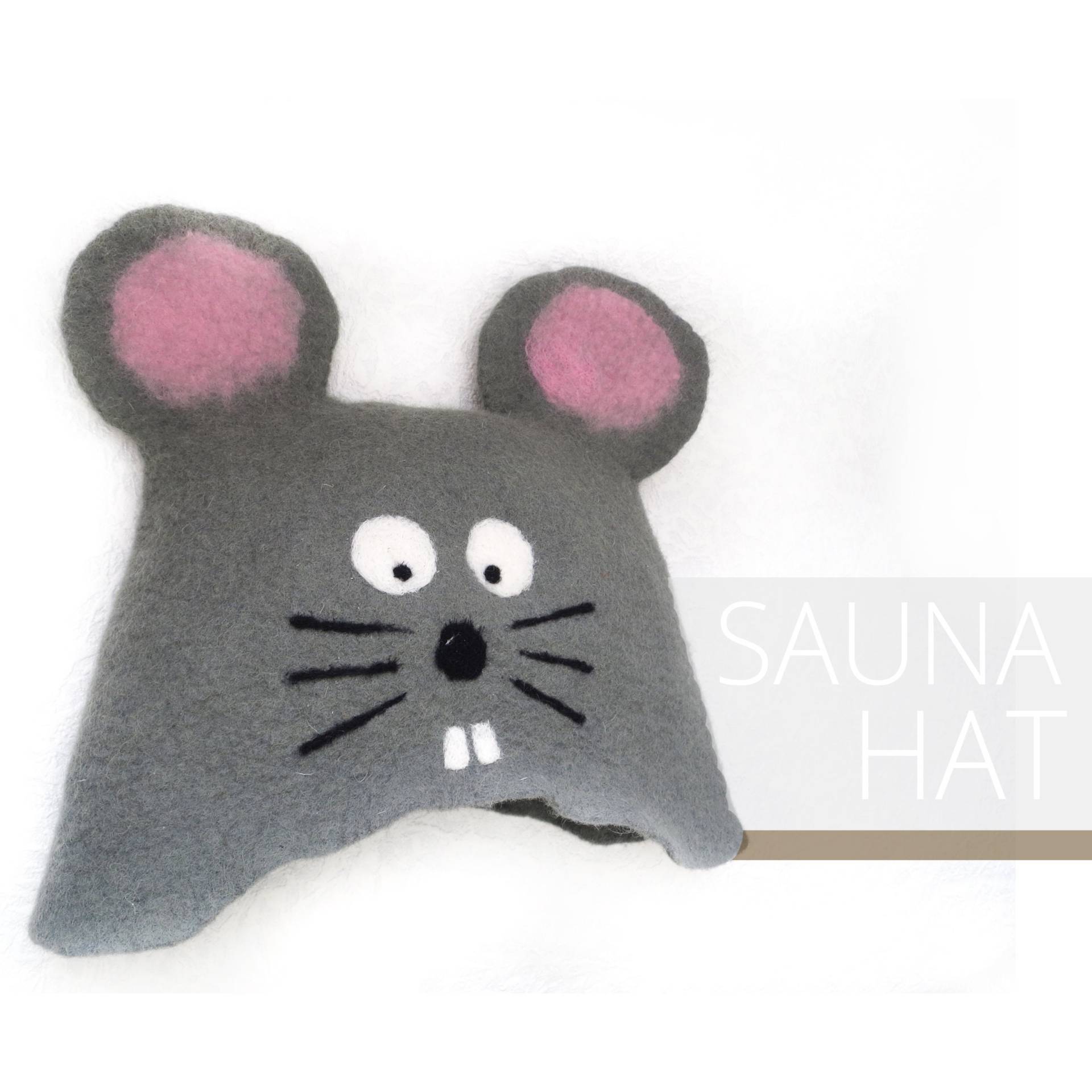 Gefilzte Wolle Handarbeit Sauna Hut Maus , Handarbeit von Etsy - LufiDesign