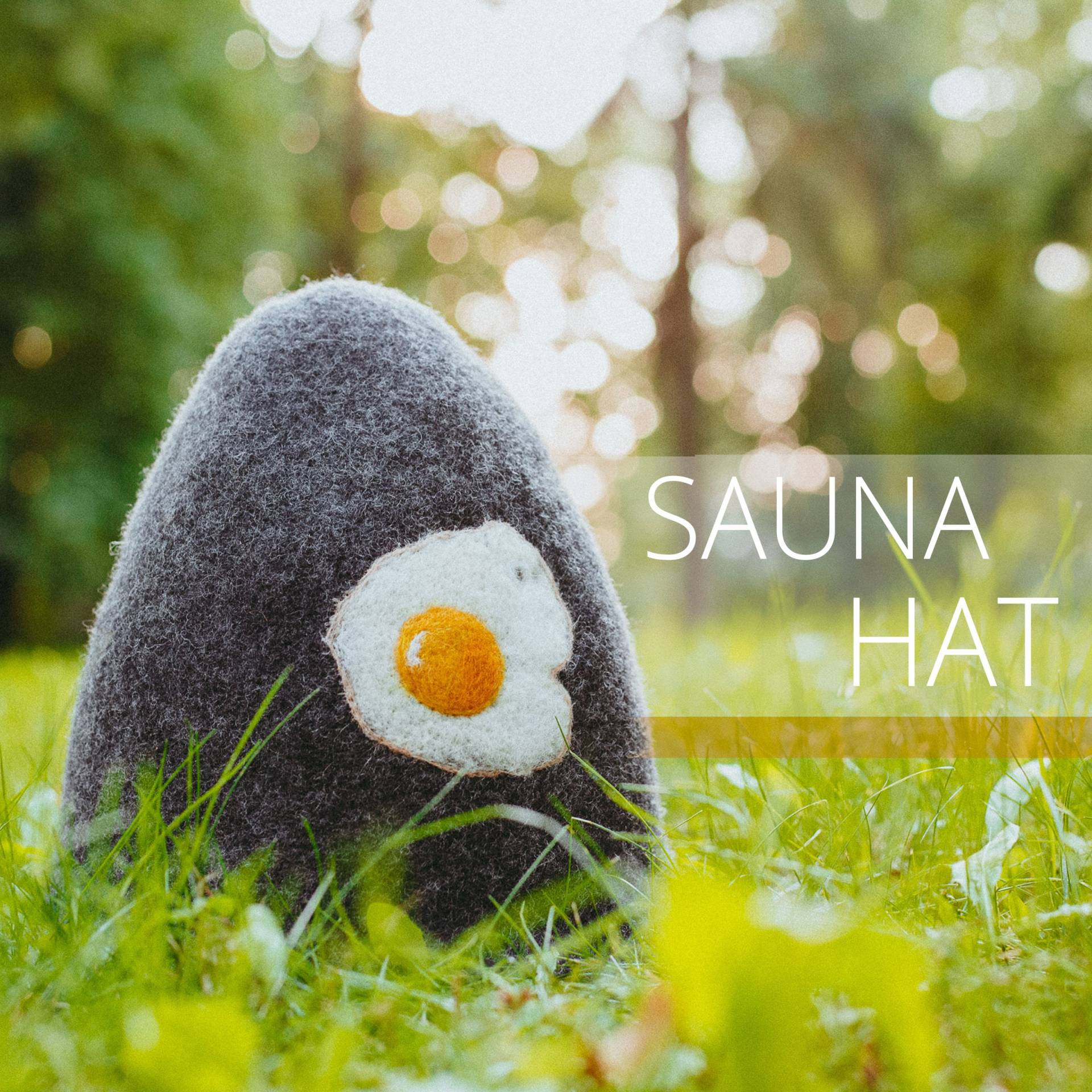 Gefilzte Wolle Handgefertigte Lustige Sauna Hut Spiegelei, Sunny Side Up Eier, Handgemacht von Etsy - LufiDesign