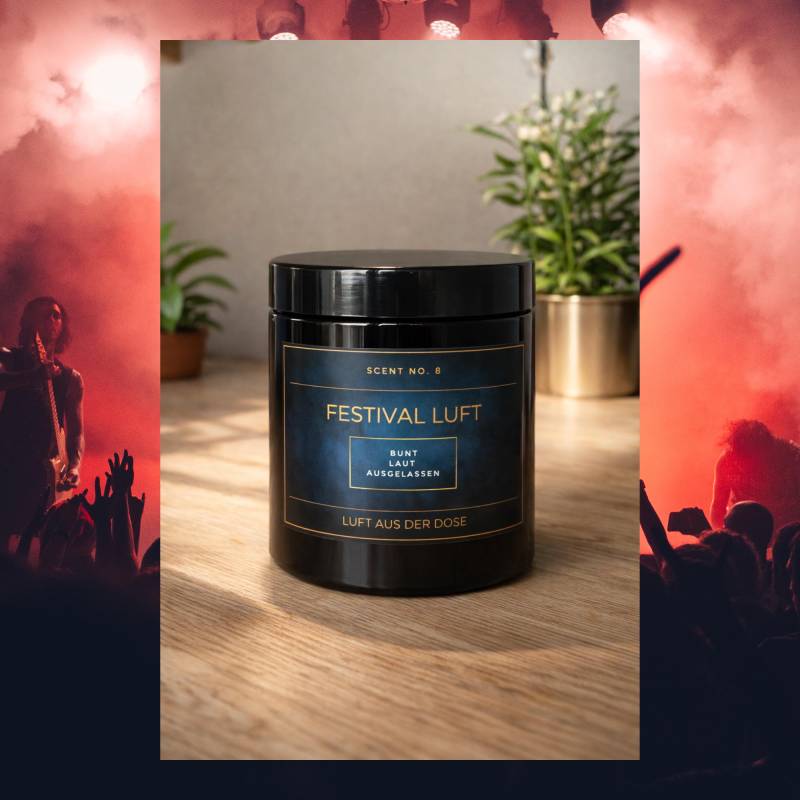 Festival-Luft - Dose Mit Ausgelassener, Bunter Brise | Geschenkidee & Mini-Erlebnis Edel Modern von Etsy - LuftausderDose