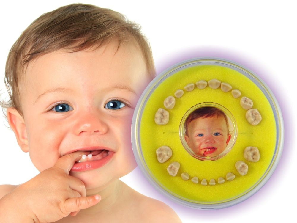 Firsty Round Milchzahndose | Gelb, Jungen/Mädchen von Etsy - Lumage