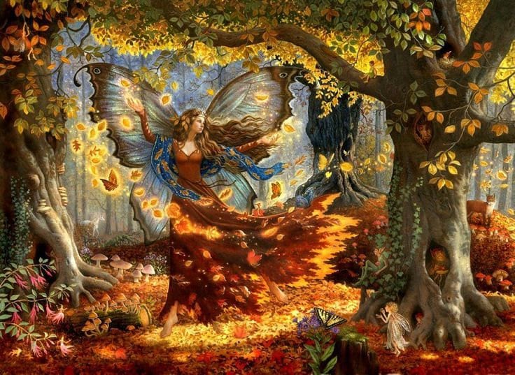 Fairy Princess Of Autumn Parfümöl - Flechte, Ylang Ylang, Tuberose, Veilchenblatt, Safran, Frangipani | Plumeria, Tonkabohne, Holz & Zitrus von Etsy - LunaAndEvesBoutique