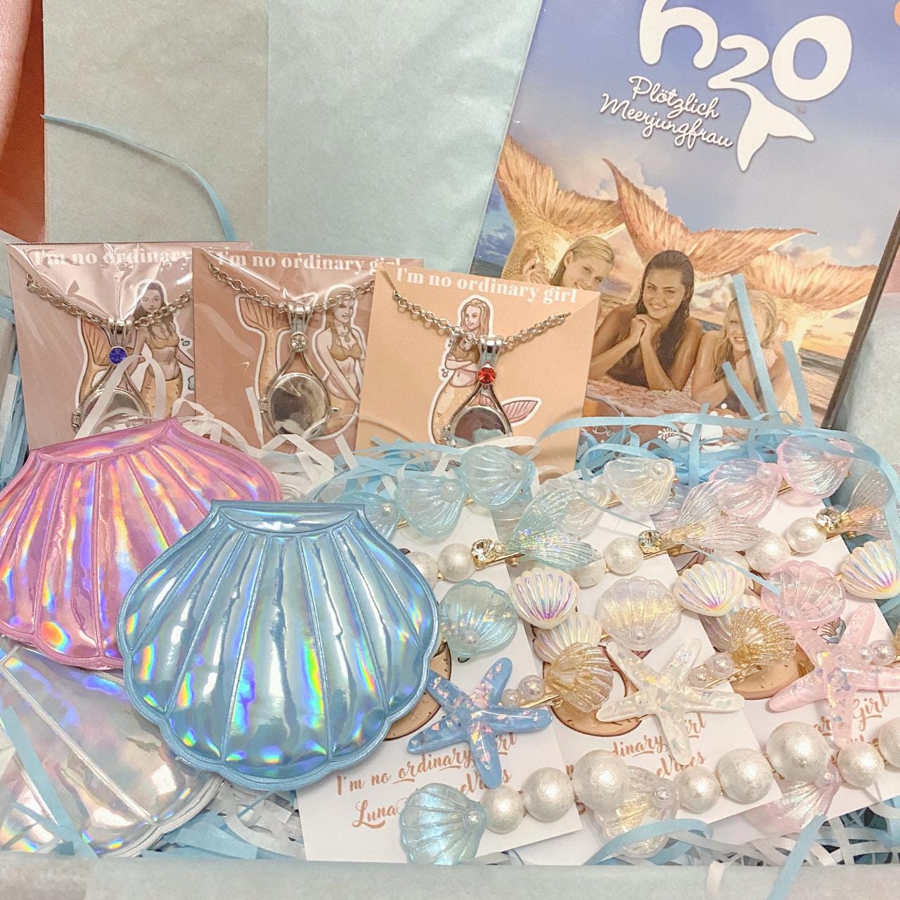 H2O Just Water Mermaid Giftbox I Locket Pendant Magnetic Closing Unique Gift For Her Customizable H2O-Themed von Etsy - LunaAvenueBaby