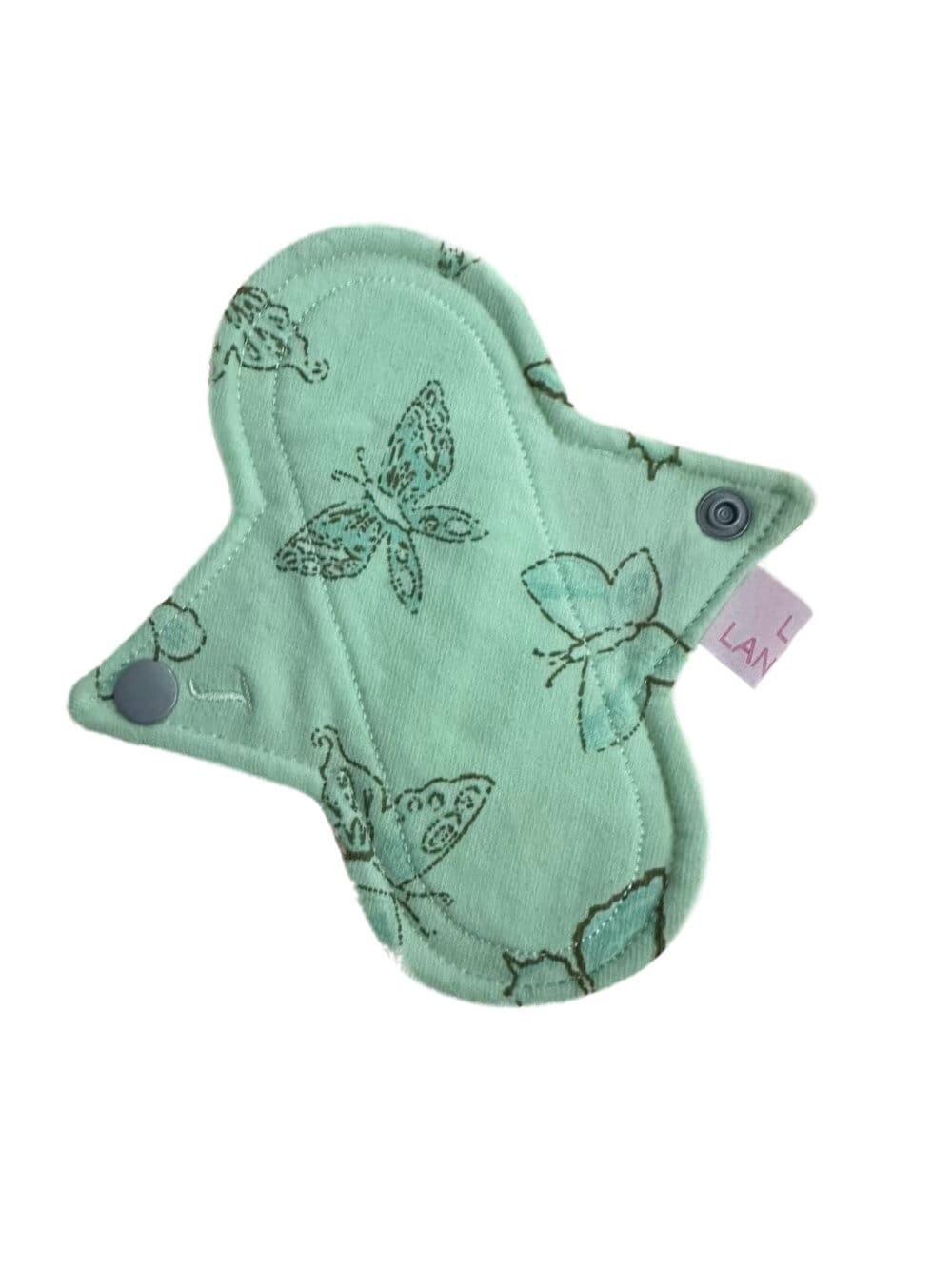Stoffauflage | Wiederverwendbare Stoffpads Stoffpad Stoff Damenbinde Unterlage Perioden-Pad 6" Light Flow Mint Schmetterlinge Stoffauflage | Wiederverwendbare Stoffpads Stoffpad Stoff Damenbinde Unterlage Perioden-Pad 6" Light Flow Mint Schmetterlinge von Etsy - LunaLandingsPads