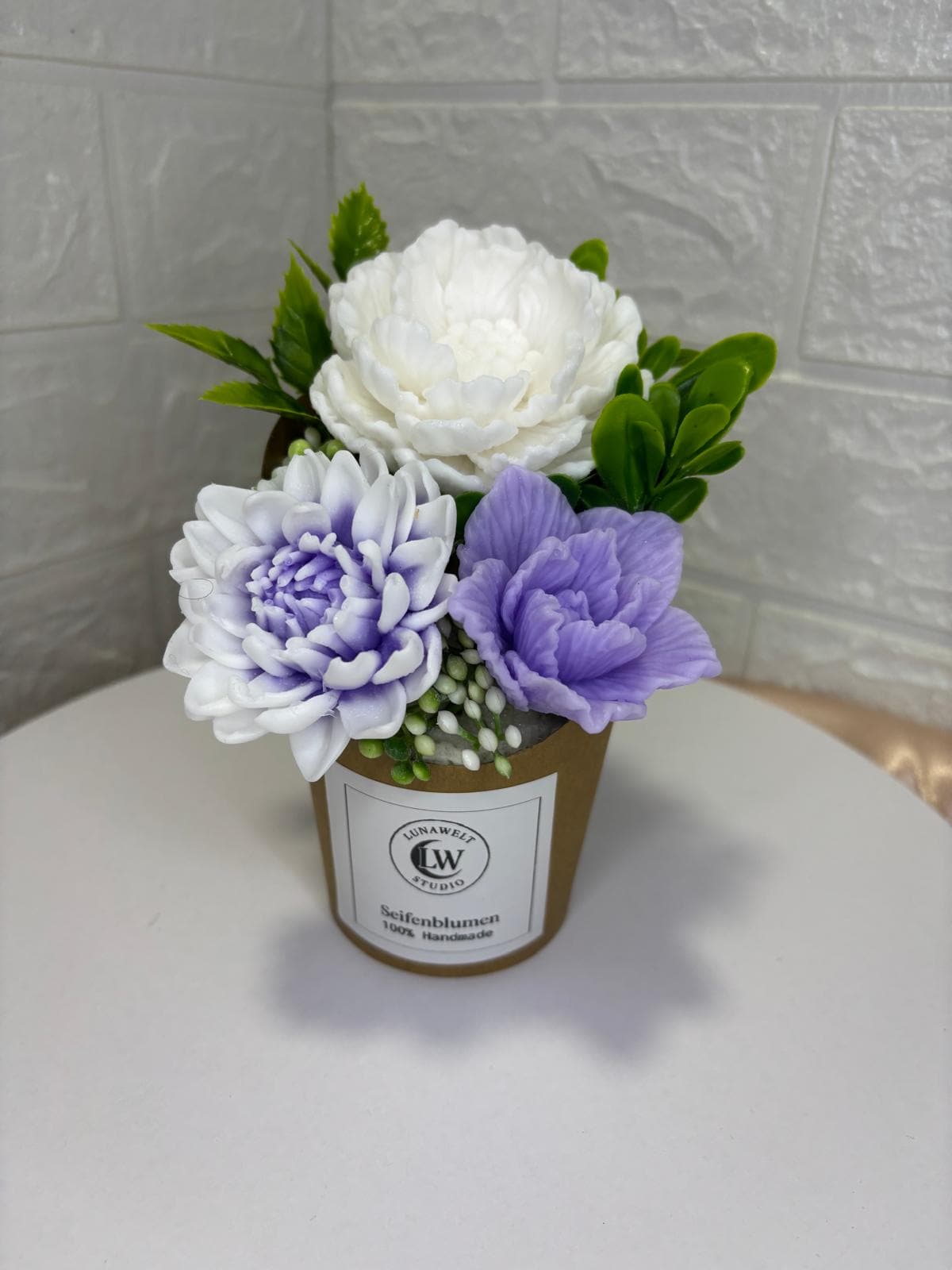 Handgemachter Seifenblumenstrauß Im Topf - Elegantes Geschenk , Duftende Seifenblumen, Langlebige Blumendekoration von Etsy - LunaWeltStudio