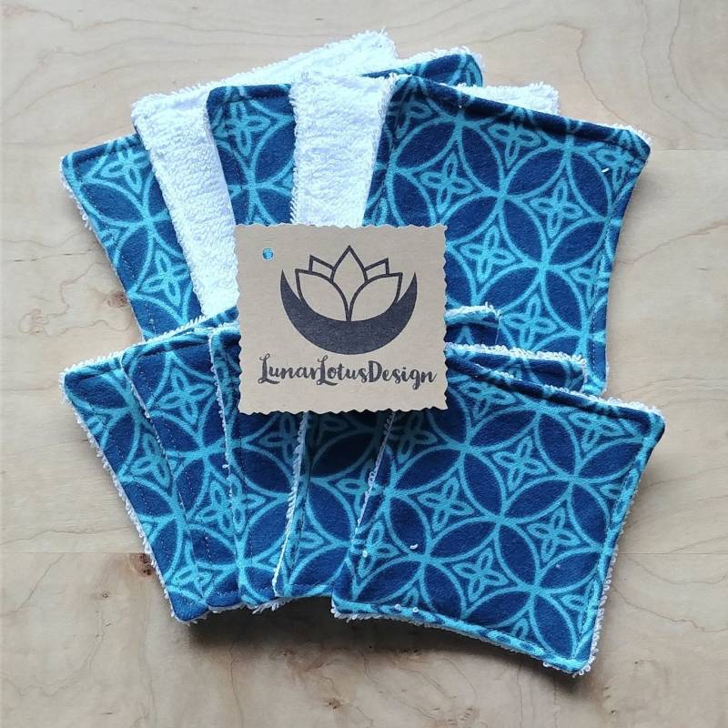 Wiederverwendbare Makeup Entferner Pads Mit Optionaler Netztasche, Waschbare Remover Pads, Zero Waste By Lunarlotusdesign Auf Etsy von Etsy - LunarLotusDesign