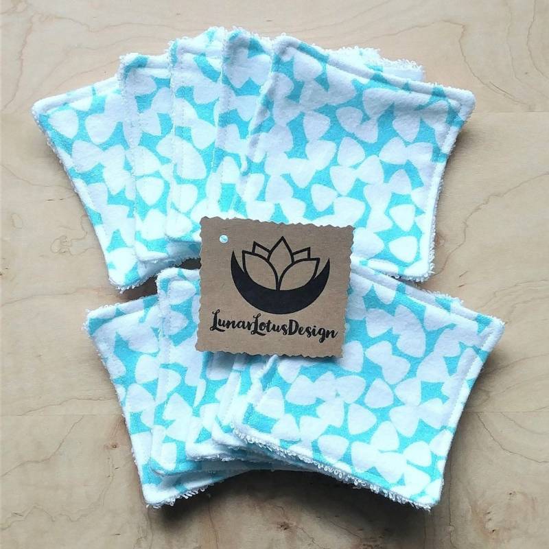 Wiederverwendbare Makeup Entferner Pads Mit Optionaler Netztasche, Waschbare Remover Pads, Zero Waste By Lunarlotusdesign Auf Etsy von Etsy - LunarLotusDesign